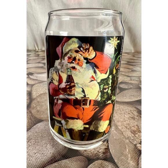 (4) HOLIDAY SANTA COCA COLA GLASSES - Picture 5 of 11